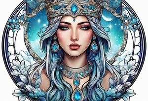 Virgo water tattoo idea