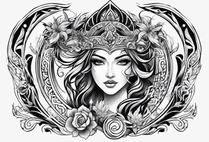 Virgo sign and Taurus sign tattoo idea