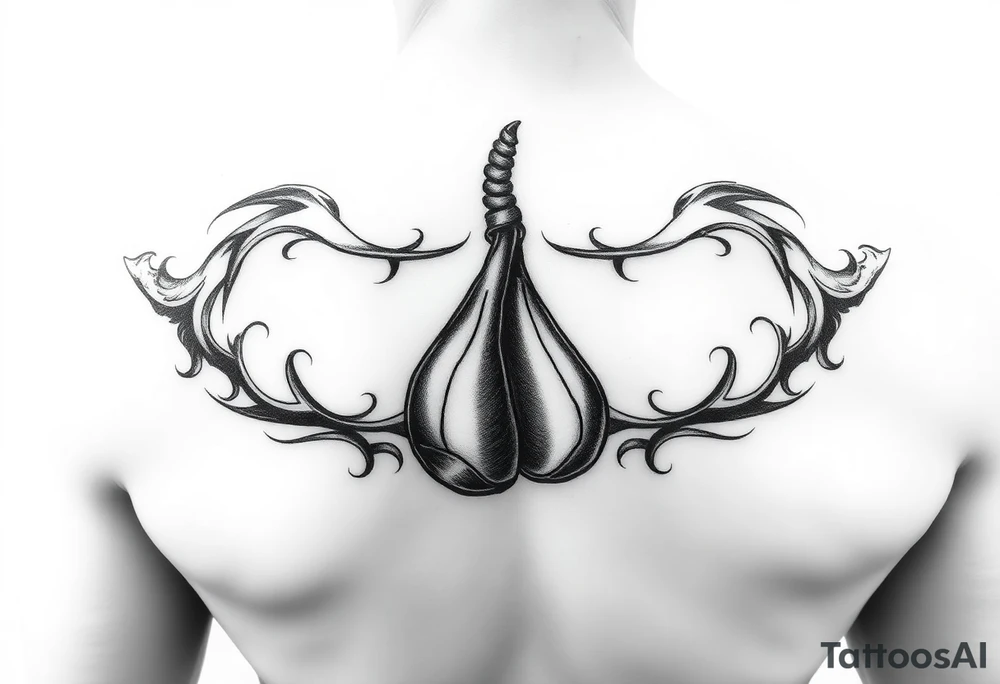 Hidden penis tattoo idea