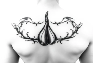 Hidden penis tattoo idea