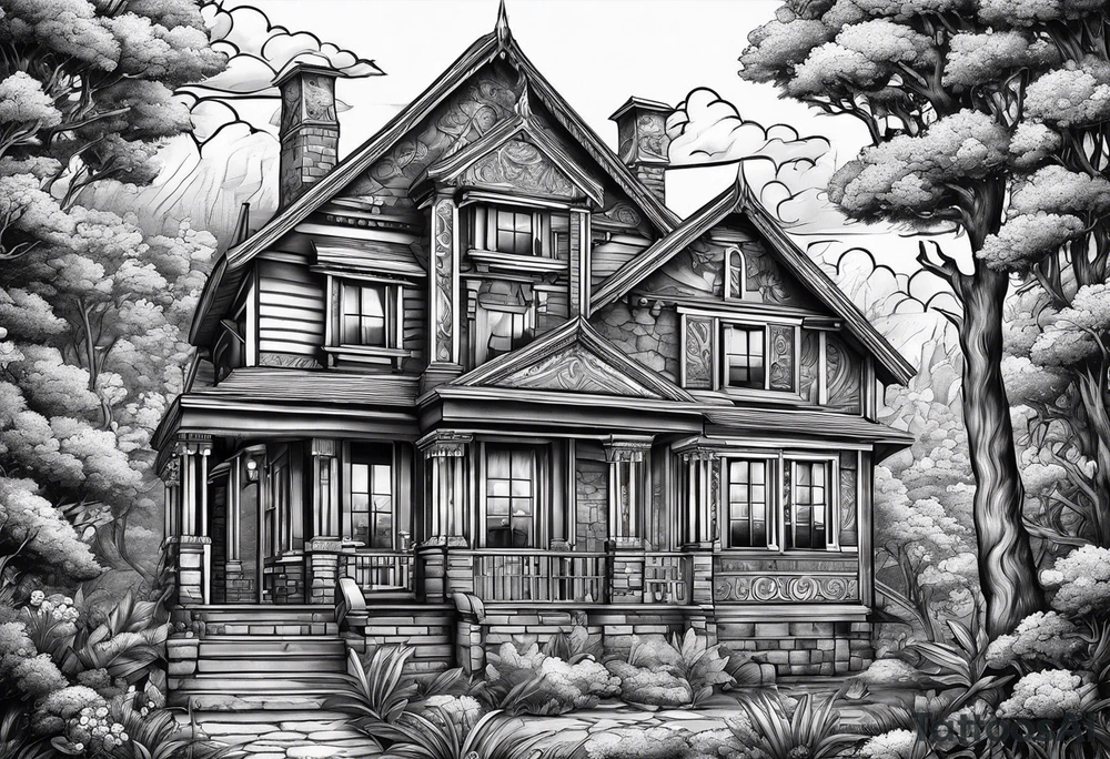 Book theme, classic literature tattoo idea