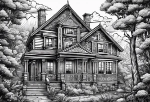 Book theme, classic literature tattoo idea