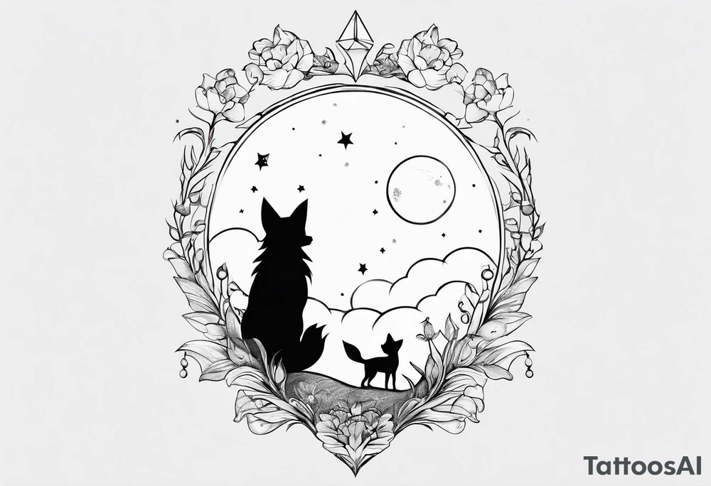 The little prince and the fox tattoo idea