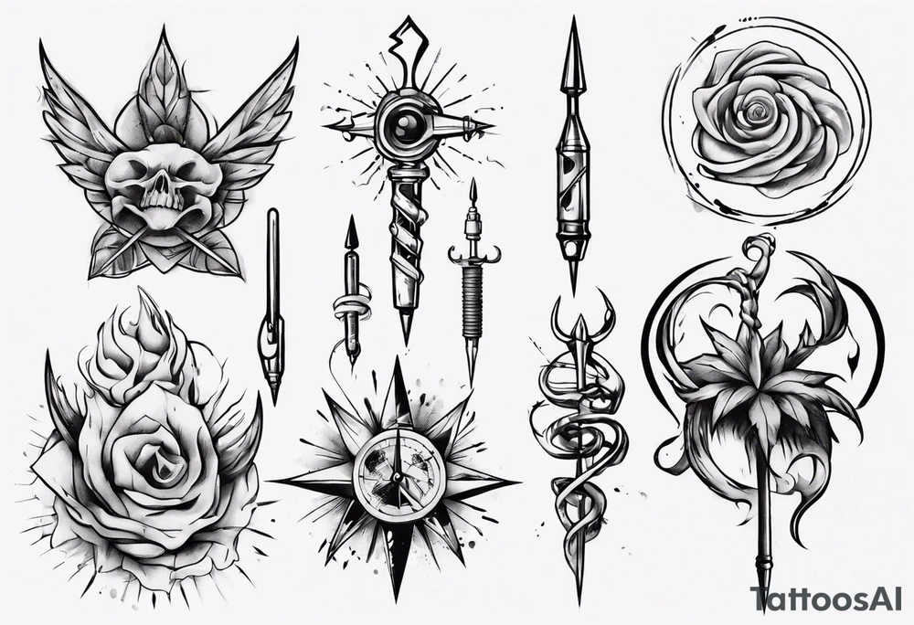 Needle tattoo idea