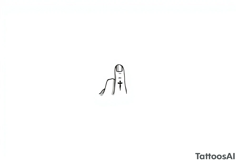 finger tattoo on the finger tattoo idea