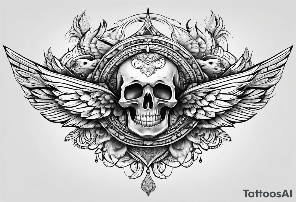 Long Tattoo Ribbons tattoo idea
