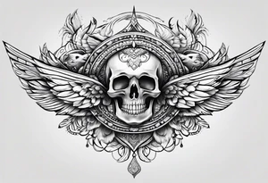 Long Tattoo Ribbons tattoo idea
