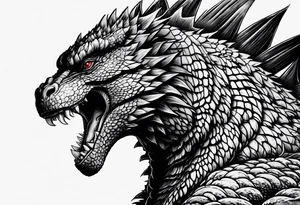 Godzilla tattoo idea