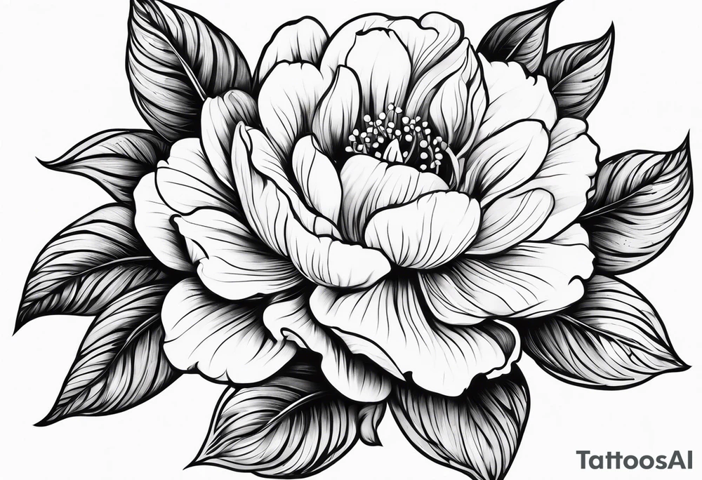 defiant flower tattoo idea