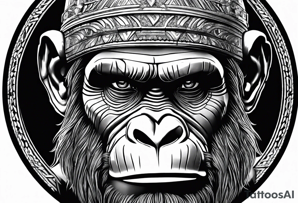 Caeser from planet of the apes tattoo idea