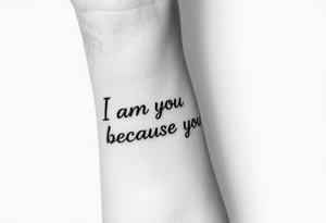 i am the man i am today because of you tattoo idea