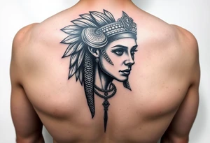 I want cleopatra but my face instead tattoo idea