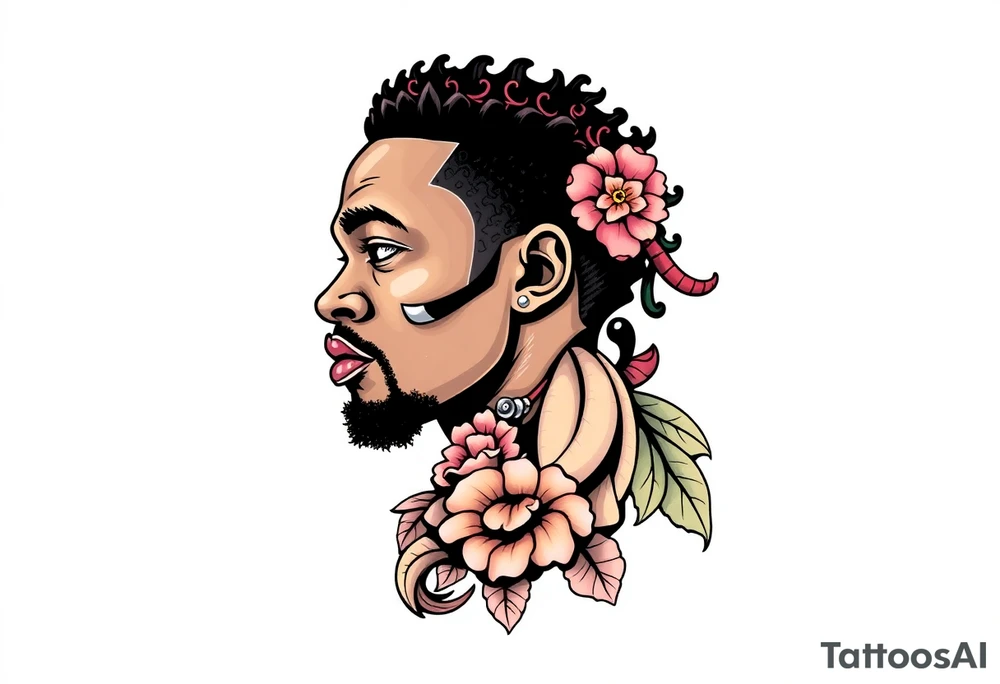 Ekua Mansah, Aries, Sekondi tattoo idea