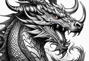 Taurus dragon tattoo idea