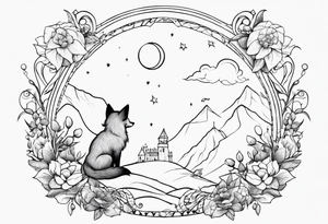 The little prince and the fox tattoo idea