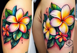 Plumeria tattoo idea