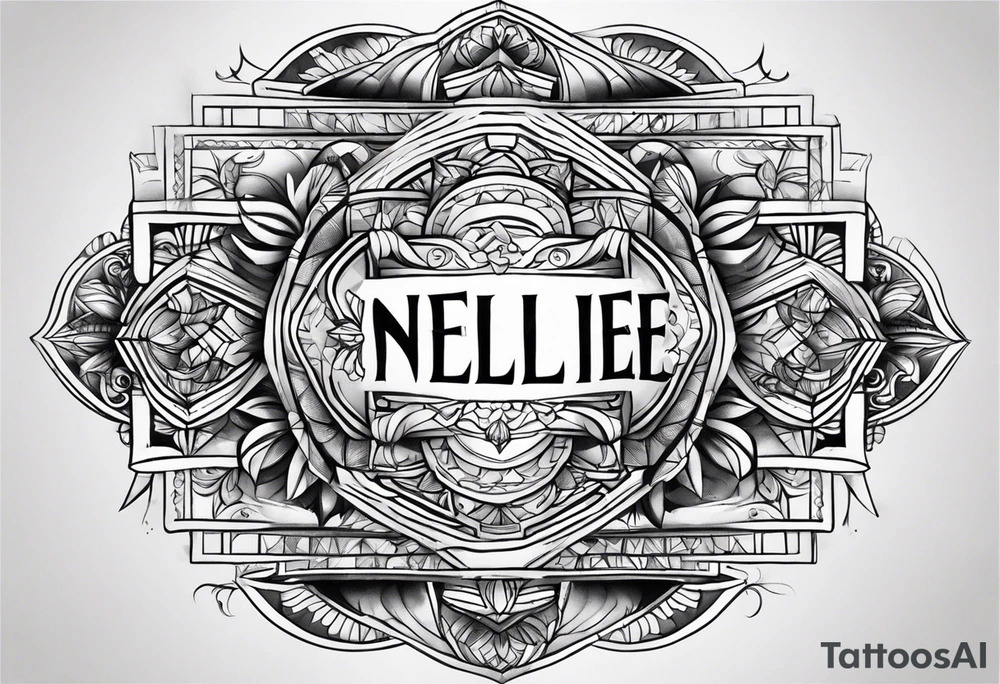 Name Nellie tattoo idea