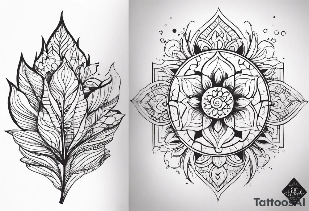 две веточки под ключицы с луной посередине tattoo idea