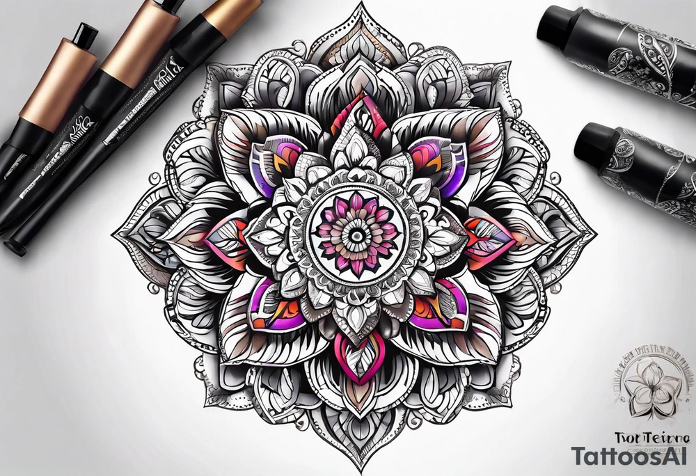 mandala tatto tattoo idea