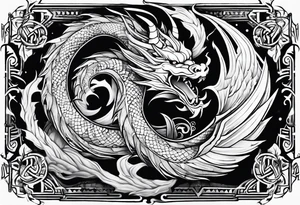 Wyrm tattoo idea