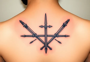 Viking weapons tattoo idea