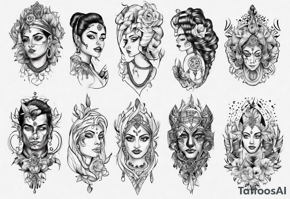 Name Neha tattoo idea