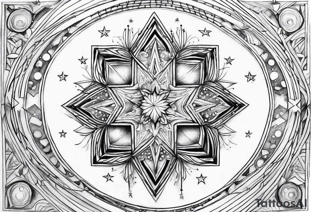 Constellation of stars January 3rd 2003 tattoo idea