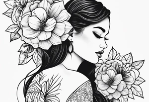 No rain no flowers tattoo idea