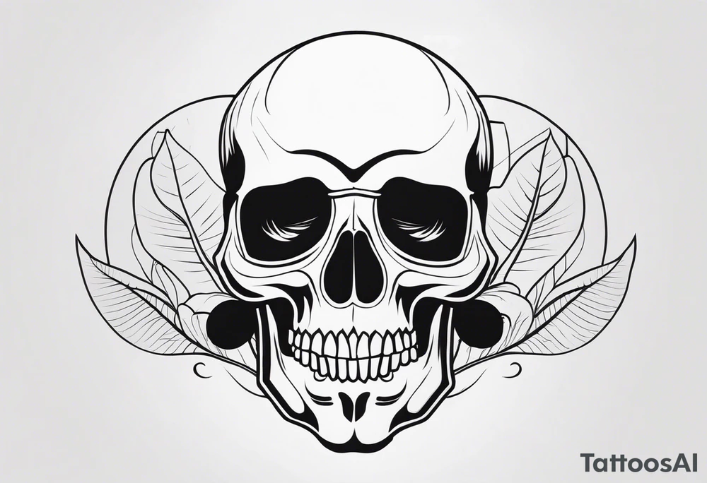 skull groovy tattoo idea