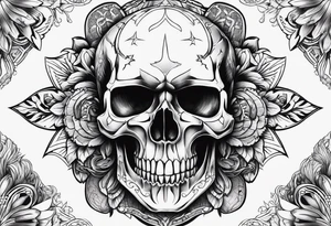 Skull tattoo idea
