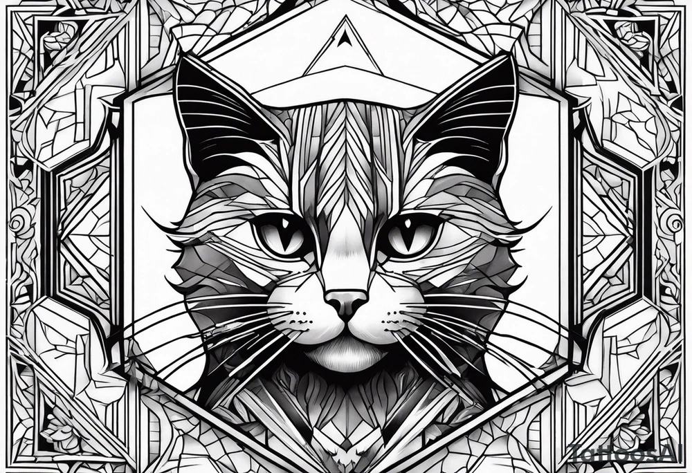 Black Cat tattoo idea
