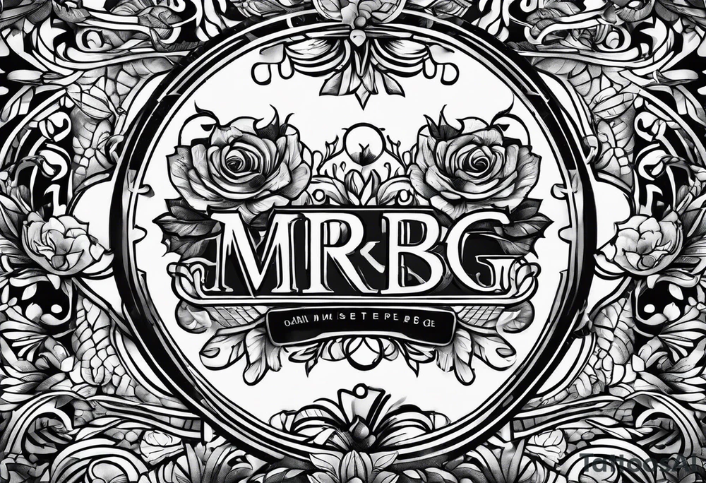 word: "MRBG" tattoo idea