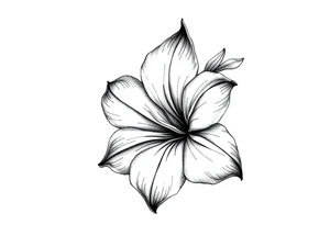 Large gladiolus tattoo idea