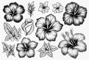 Hibiscusflower as an Ornament tattoo idea