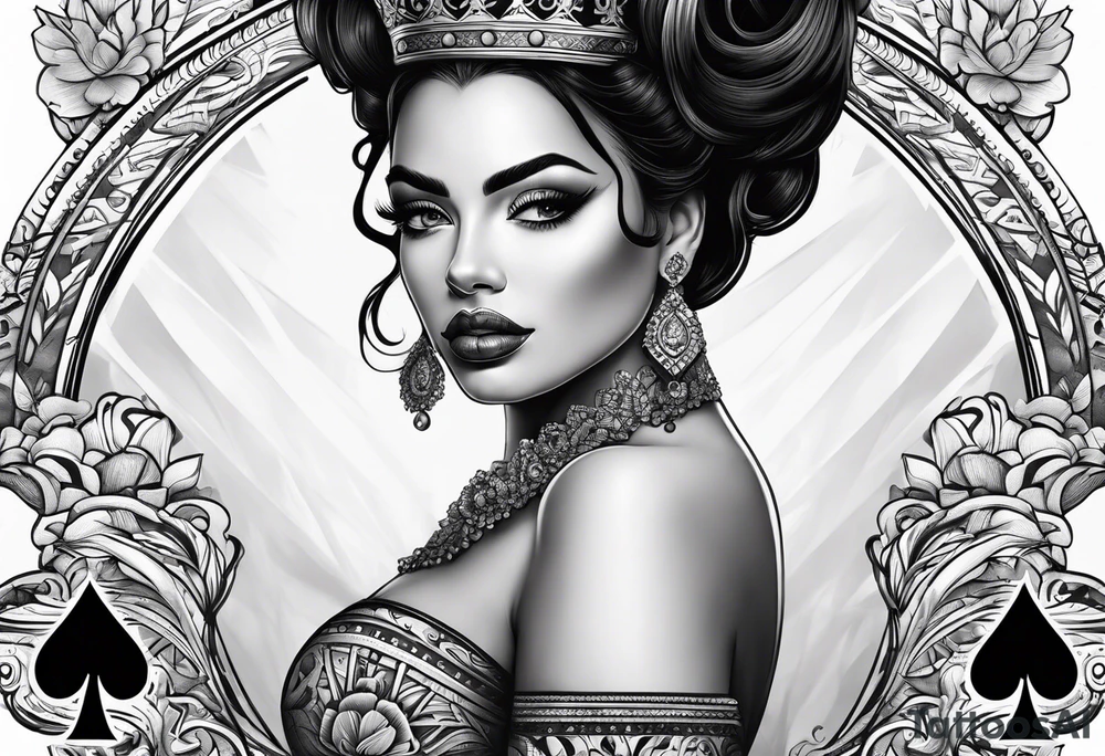 Queen of Spades, Latina, tattoo idea