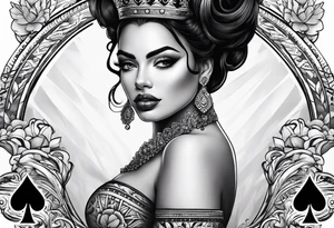 Queen of Spades, Latina, tattoo idea