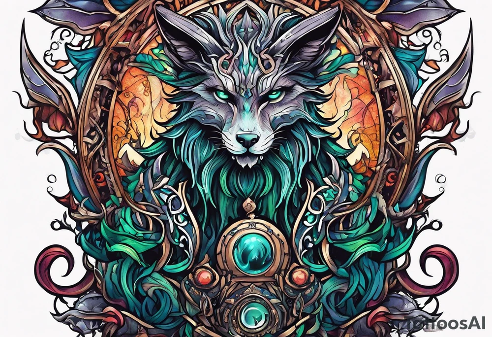 Eldritch beasts tattoo idea