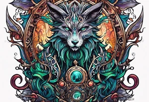 Eldritch beasts tattoo idea