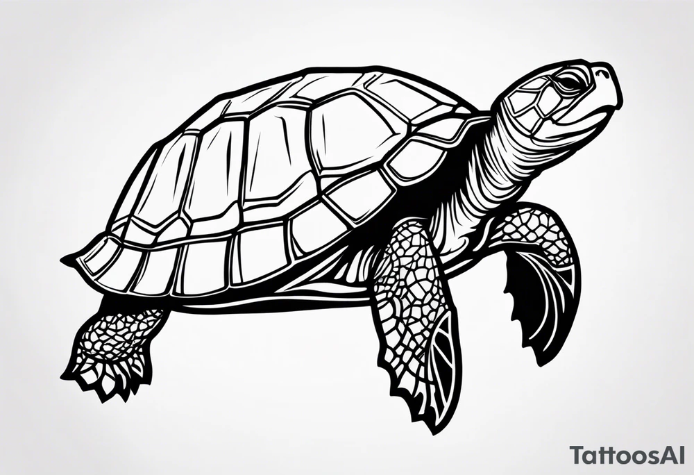 Turtle tattoo idea