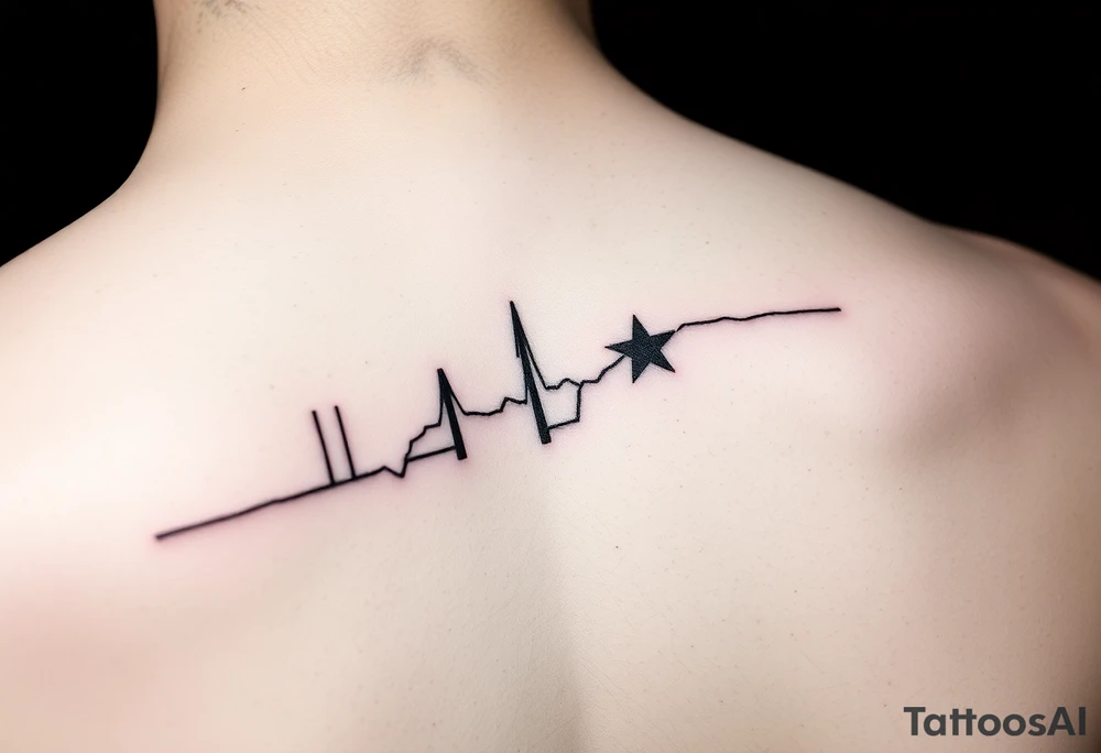 Continuous Line tattoo of play, pause, stop rewind, with mental and spiritual awareness. Make it feminine and small tattoo idea
