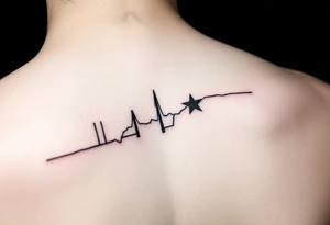 Continuous Line tattoo of play, pause, stop rewind, with mental and spiritual awareness. Make it feminine and small tattoo idea