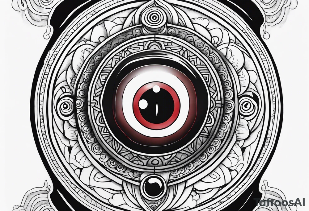 Tatto from Itachi and his mangekyou sharingan tattoo idea