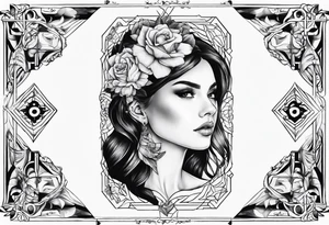 Life to death sleeve tattoo idea