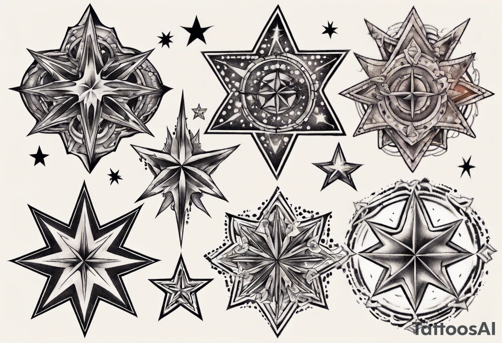 Star tattoo tattoo idea