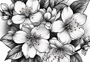 cherry blossom tattoo idea