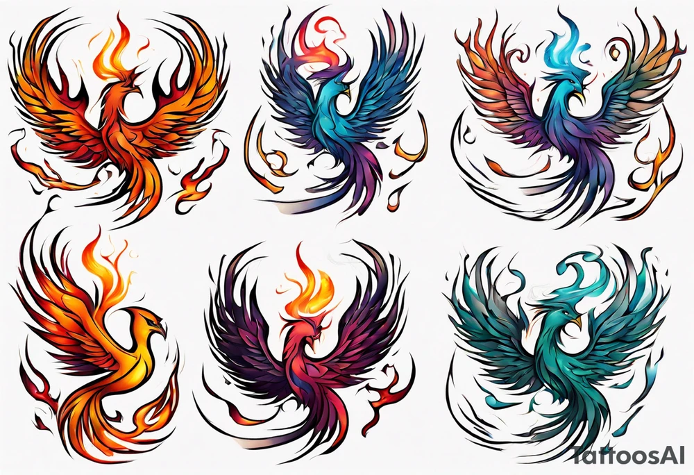 Phoenix tattoo idea