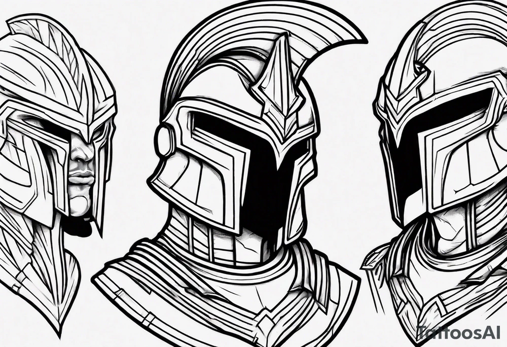 spartan soldier sleeve linework ultra-thin fine line linework tattoo idea spartan soldier sleeve linework ultra-thin fine line linework tattoo idea