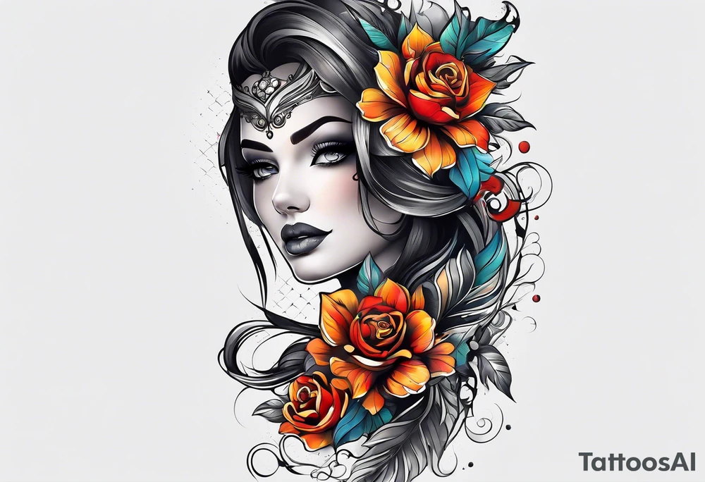 Half sleeve tattoo idea