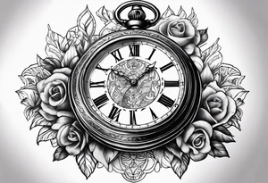 Pocketwatch tattoo idea