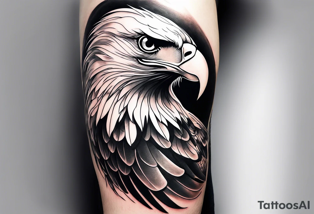 fish eagle tattoo idea
